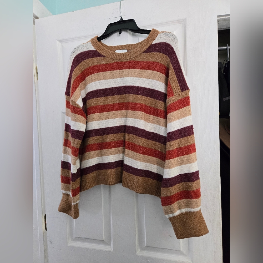 Pink Rose Fall Sweater